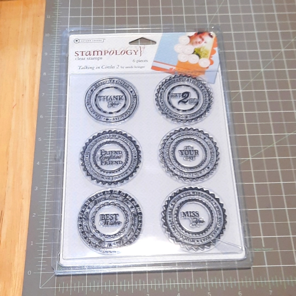 Talking Circles 2  clear cling stamp set